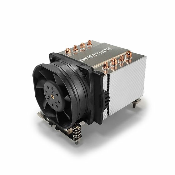 Dynatron A47 sistema di raffreddamento per computer Processore Raffreddatore d'aria 6 cm Nero Argento 1 pz