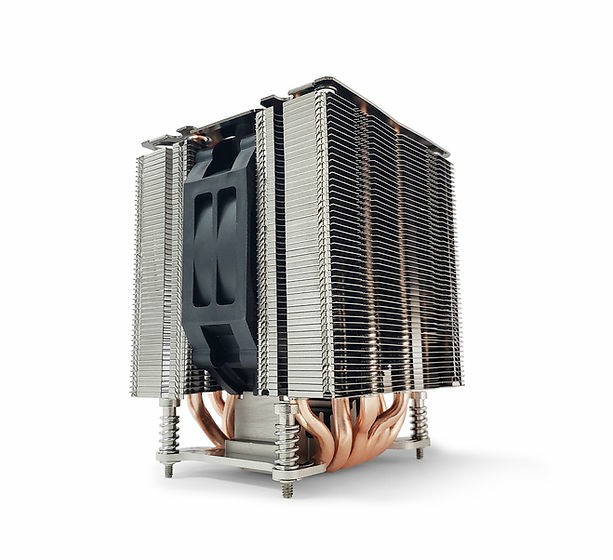 Dynatron A49 sistema di raffreddamento per computer Processore Raffreddatore d'aria Nero Argento 1 pz