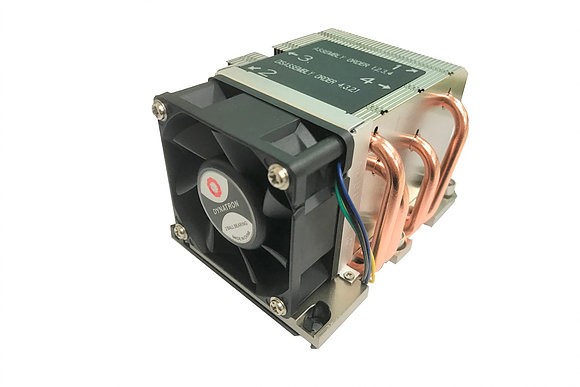Dynatron B5 sistema di raffreddamento per computer Processore Refrigeratore Alluminio Nero