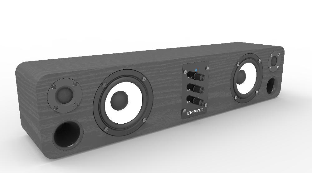 Empire Media ECO.SB9 altoparlante soundbar Nero 2.0 canali