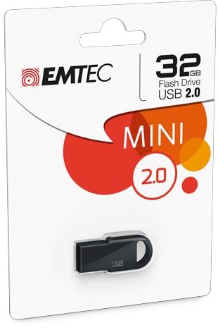 Emtec D250 Mini unità flash USB 32 GB tipo A 2.0 Nero