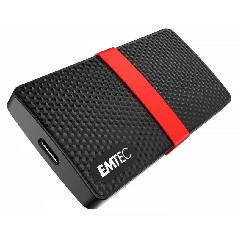 Emtec X200 256 GB Nero Rosso