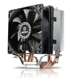 Enermax ETS-N31 sistema di raffreddamento per computer Processore Refrigeratore 9 2 cm Nero Rame Argento