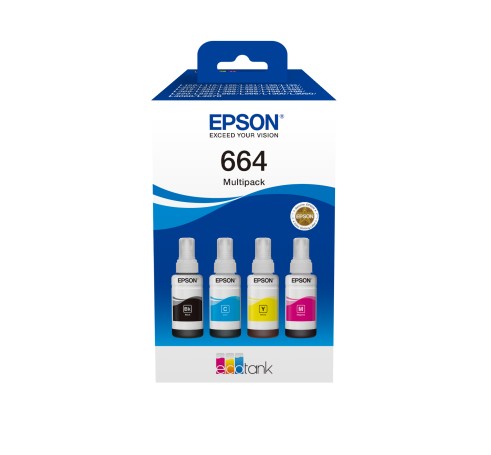 Epson C13T66464A cartuccia d'inchiostro 4 pz Originale Nero Ciano Magenta Giallo