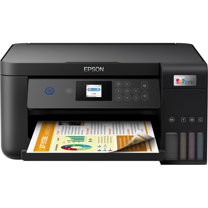 Epson EcoTank ET-2850 stampante multifunzione inkjet 3-in-1 A4 serbatoi ricaricabili alta capacità