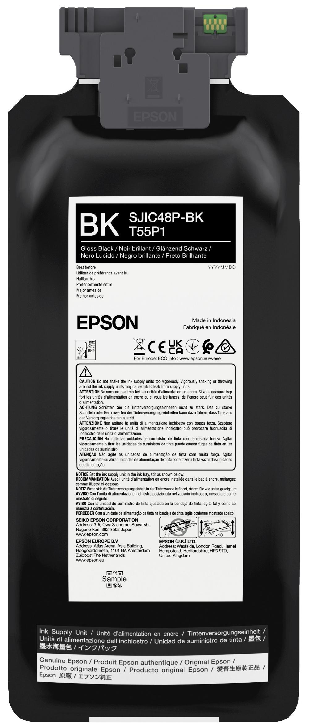 Epson SJIC48P-BK cartuccia d'inchiostro 1 pz Originale Nero