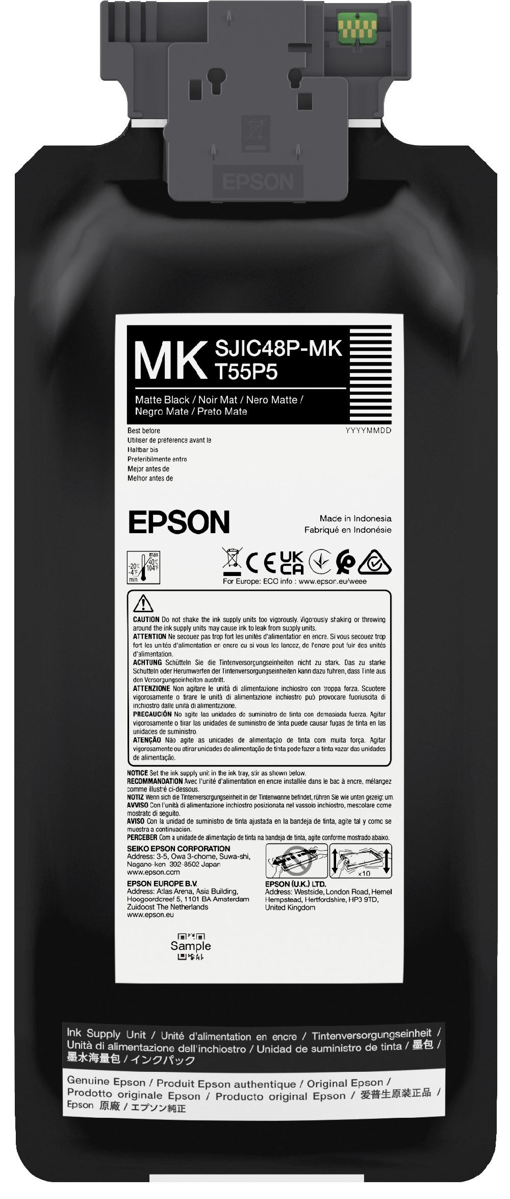 Epson SJIC48P-MK cartuccia d'inchiostro 1 pz Originale Nero opaco