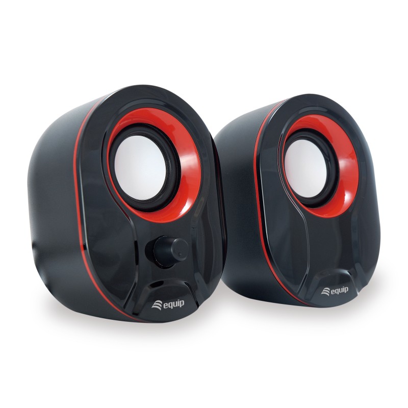 Equip 245332 altoparlante Nero Rosso Cablato 3 W