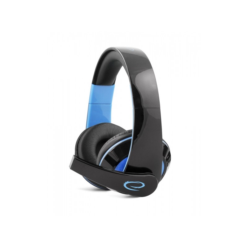 Esperanza EGH300B Auricolare Cablato A Padiglione Giocare Nero Blu