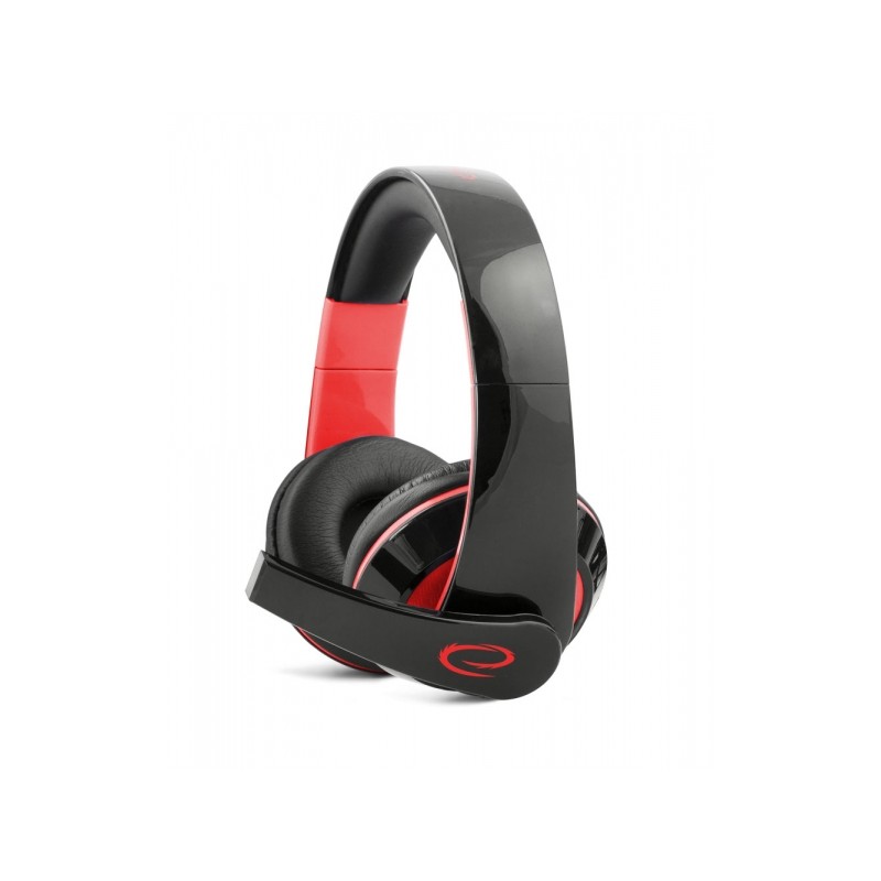 Esperanza EGH300R Auricolare Cablato A Padiglione Giocare Nero Rosso