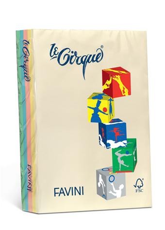 Favini Le Cirque carta inkjet Blu Verde Avorio Rosa Giallo