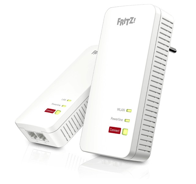 FRITZ Powerline 1240 AX WLAN Set 1200 Mbit/s Collegamento ethernet LAN Wi-Fi Bianco 2 pz