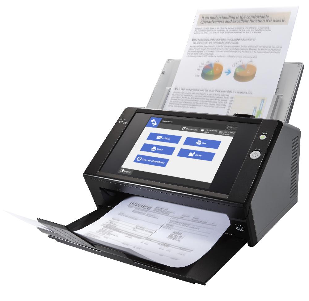 Fujitsu N7100E Scanner ADF 600 x DPI A4 Nero