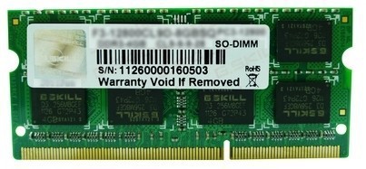 G.Skill 8GB DDR3 DIMM Kit memoria 1 x 8 GB 1333 MHz
