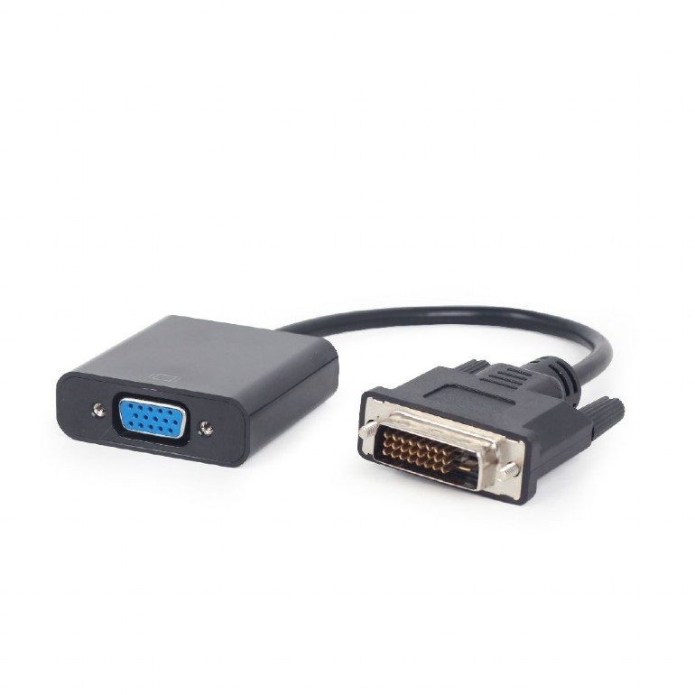 Gembird A-DVID-VGAF-01 cavo e adattatore video 0.2 m DVI-D VGA (D-Sub) Nero