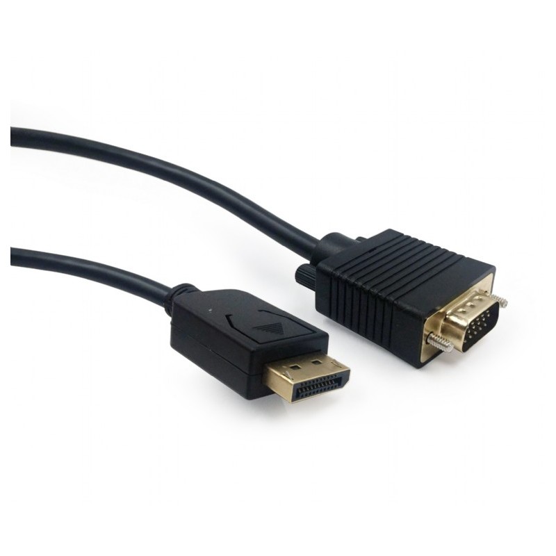 Gembird CCP-DPM-VGAM-6 cavo e adattatore video 1.8 m VGA (D-Sub) DisplayPort Nero
