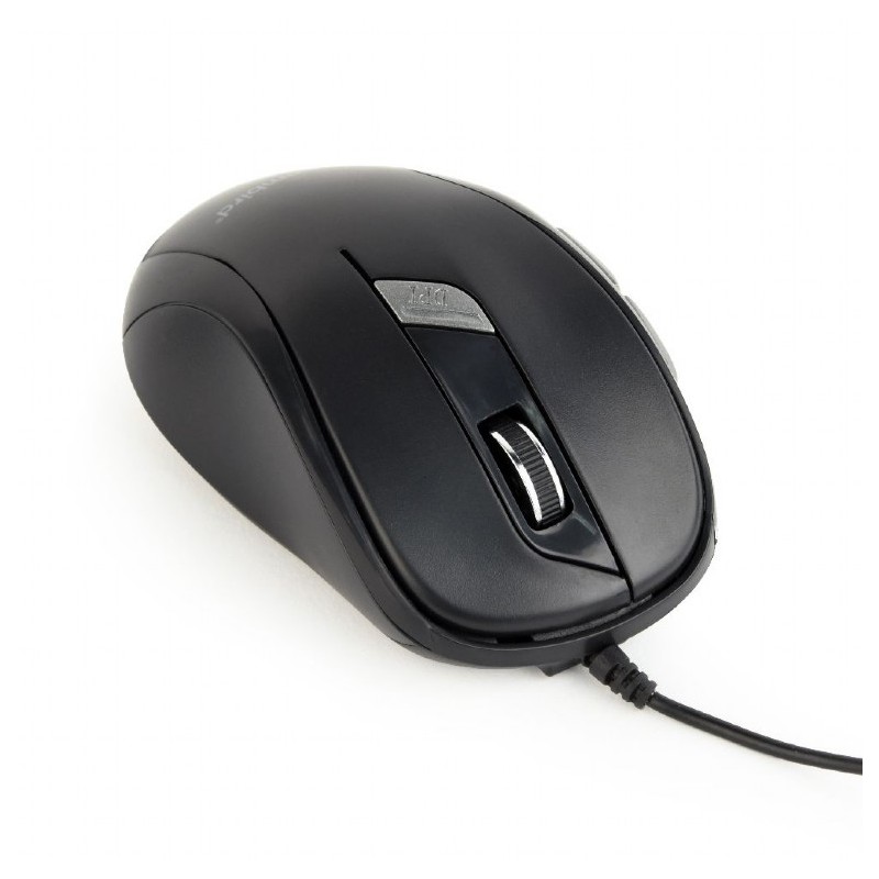 Gembird MUS-6B-01 mouse Ambidestro USB tipo A Ottico 1600 DPI