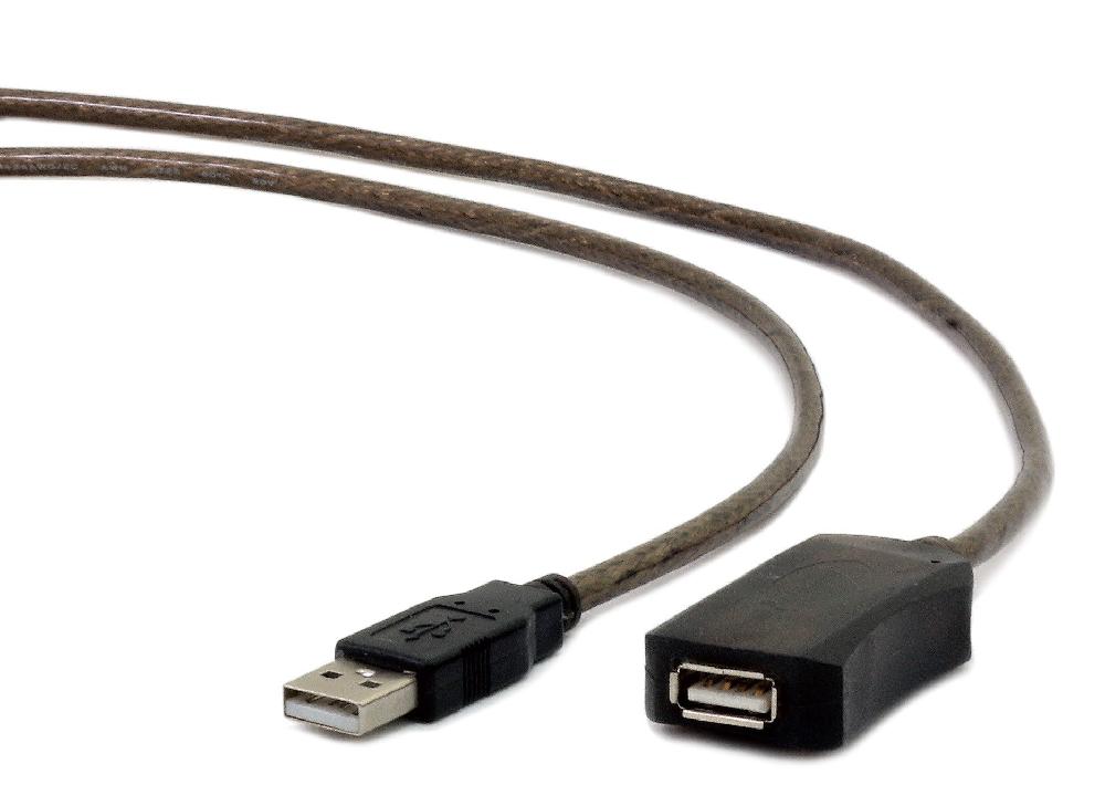 Gembird USB A/USB A M/F 10m cavo USB USB 2.0 Nero
