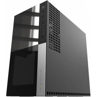 Geometric Future Caliburn Case Mid Tower No-Power Vetro Temperato minITX/mATX/ATX/E-ATX Nero e Argento
