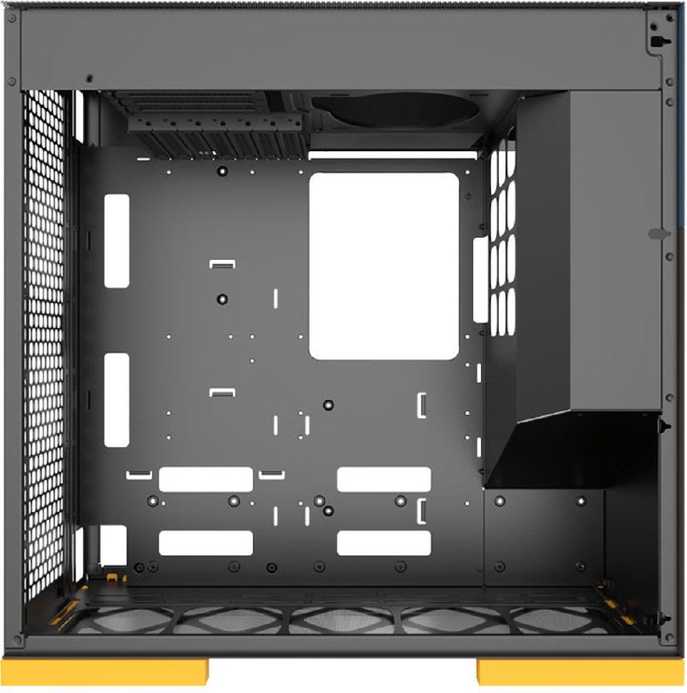 Geometric Future Cezanne Case Mid Tower No-Power Vetro Temperato minITX/mATX/ATX/E-ATX Bianco