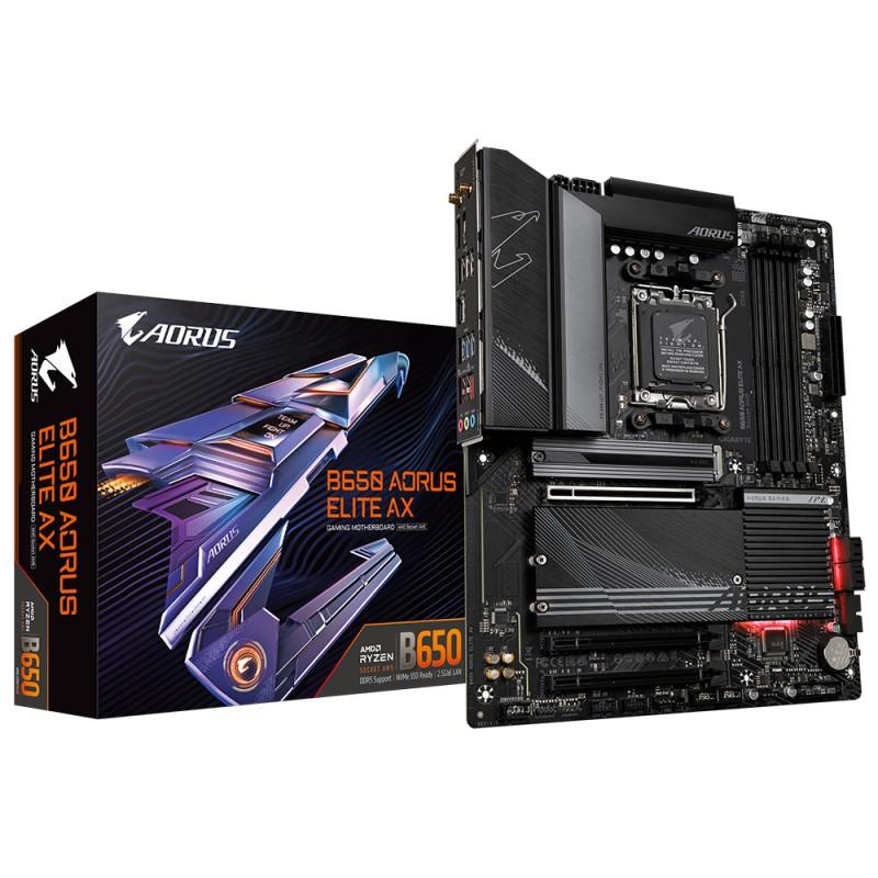 Gigabyte B650 AORUS ELITE AX 1.0 AMD Presa di corrente AM5 ATX