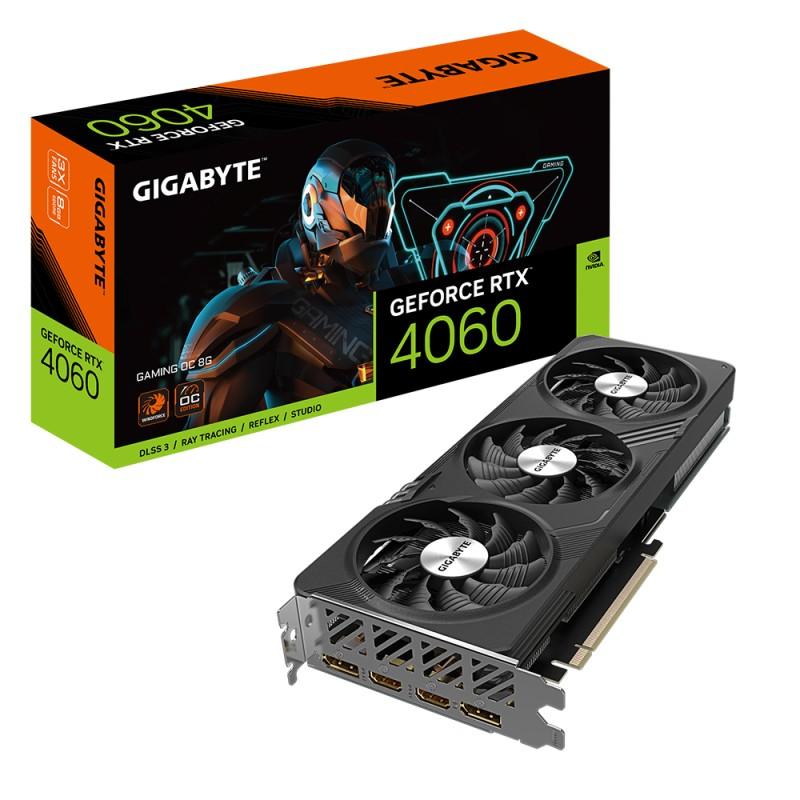 Gigabyte GAMING GeForce RTX­­ 4060 OC 8G NVIDIA RTX­ 8 GB GDDR6