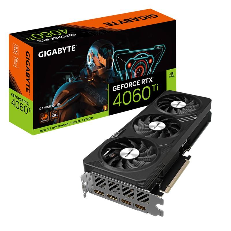 Gigabyte GAMING GeForce RTX 4060 Ti OC 8G NVIDIA RTX 8 GB GDDR6