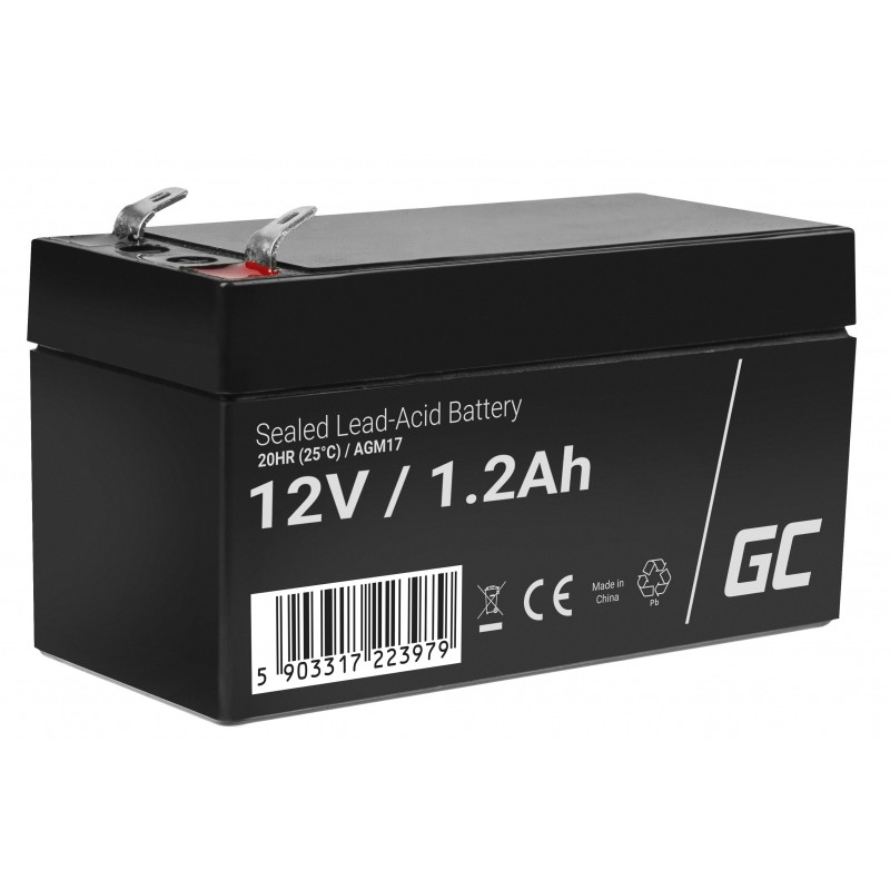 Green Cell AGM17 batteria UPS Acido piombo (VRLA) 12 V 1.2 Ah