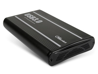 Hamlet USB 3.0 Storage Station box esterno per hard disk SATA 3 5'' con capacità fino a 3 TB