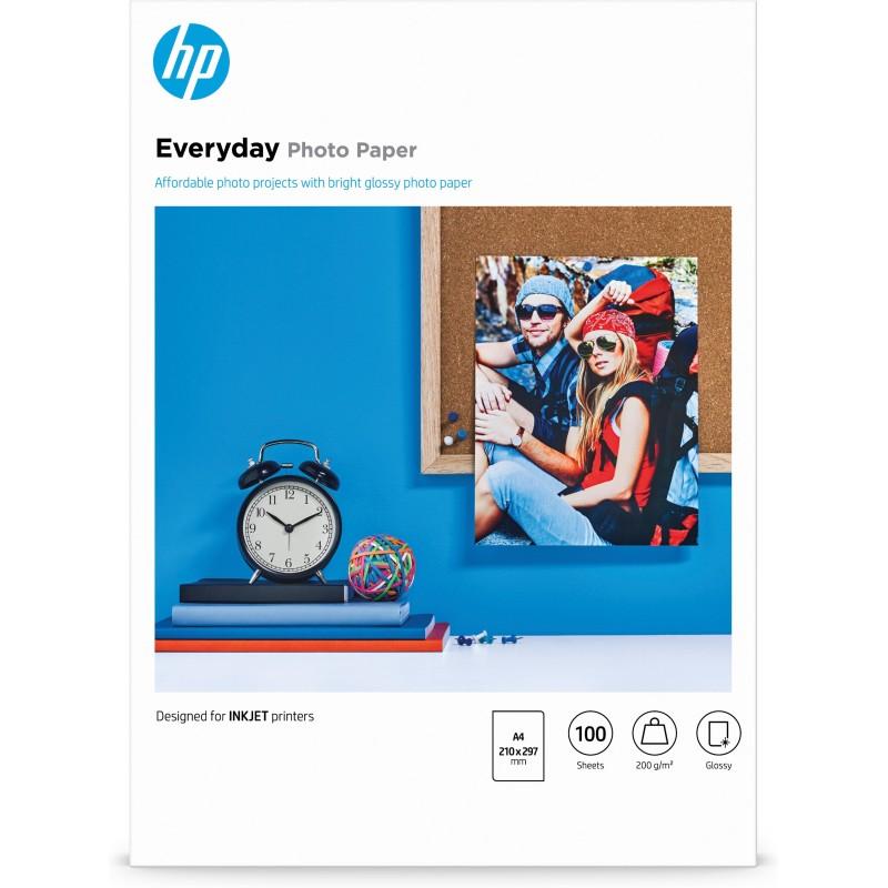 HP Carta fotografica Everyday lucida 200 g/m2 A4 (210 x 297 mm) 100 fogli