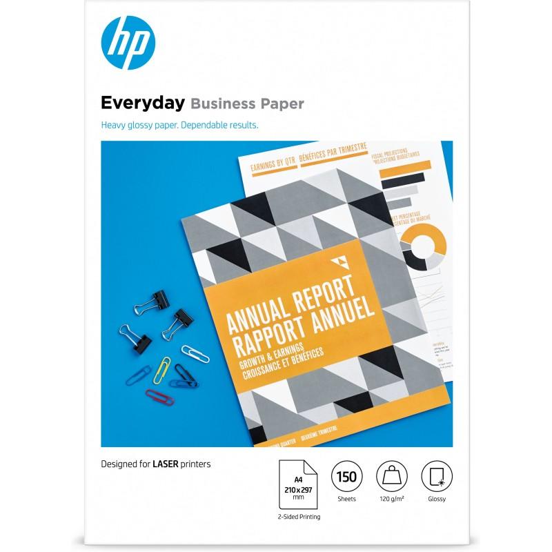 HP Carta lucida Everyday Business 120 g/m2 A4 (210 x 297 mm) 150 fogli
