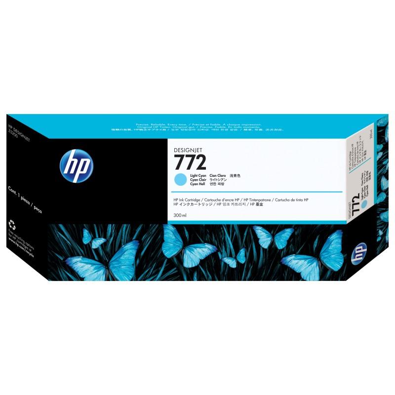 HP Cartuccia inchiostro ciano chiaro DesignJet 772. 300 ml