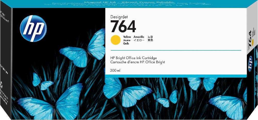 HP Cartuccia inchiostro giallo DesignJet 764 300 ml