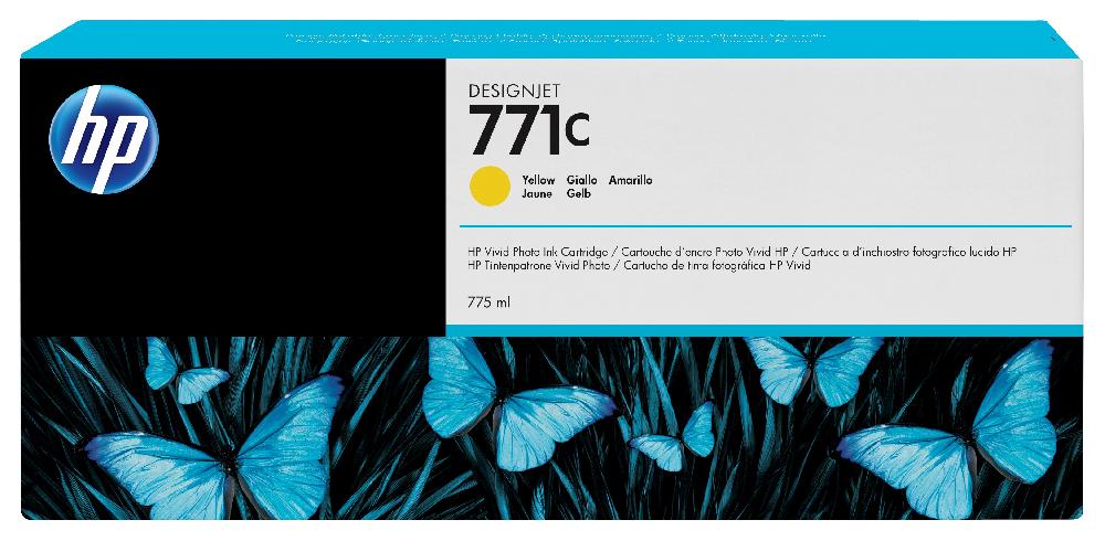 HP Cartuccia inchiostro giallo DesignJet 771C 775 ml