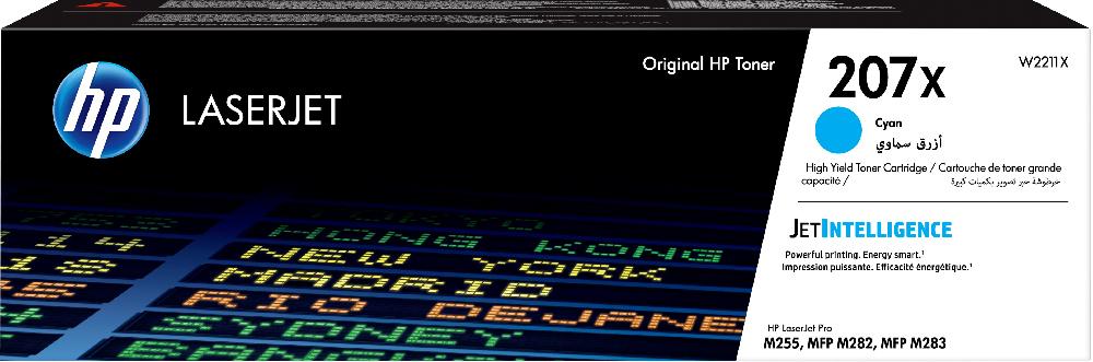 HP Cartuccia toner ciano originale LaserJet 207X ad alta capacità
