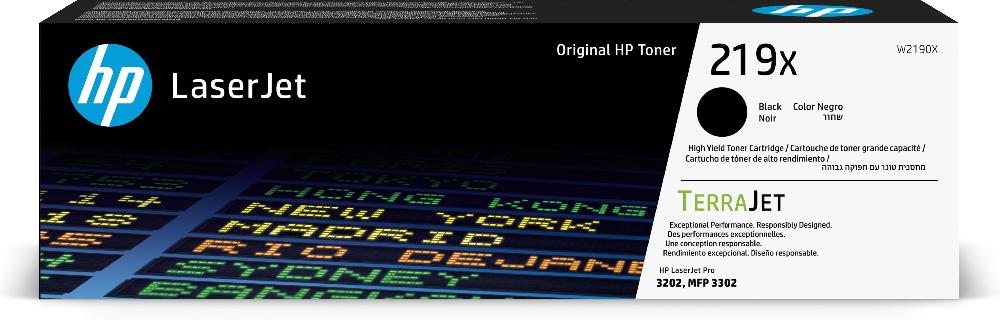HP Cartuccia toner originale ad alta capacità LaserJet 219X nero