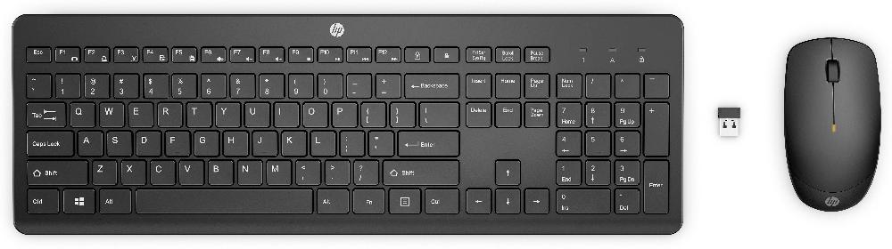 HP Combo tastiera e mouse wireless 235
