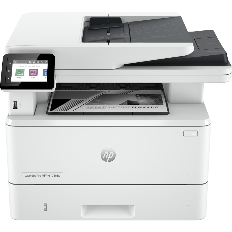 HP LaserJet Pro Stampante multifunzione 4102dw Bianco e nero per Piccole medie imprese Stampa copia scansione