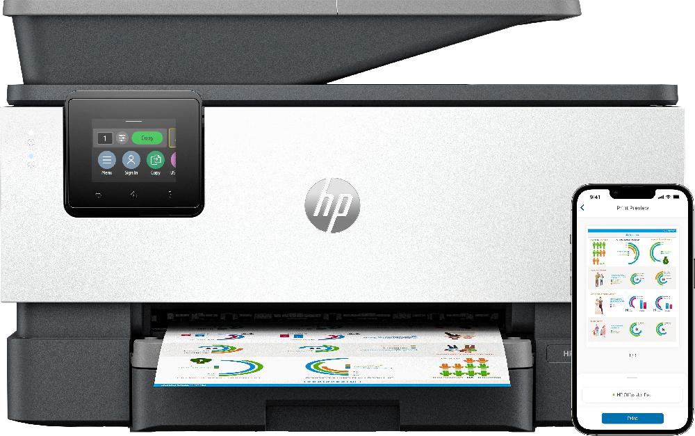 HP OfficeJet Pro 9120b Wireless All-in-One Colore Stampante Stampa fronte/retro fotocopiatrice scanner