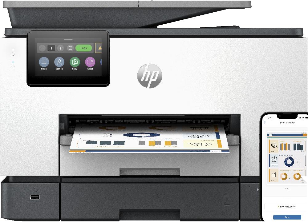 HP OfficeJet Pro 9130b Wireless All-in-One Colore Stampante Stampa fronte/retro fotocopiatrice scanner