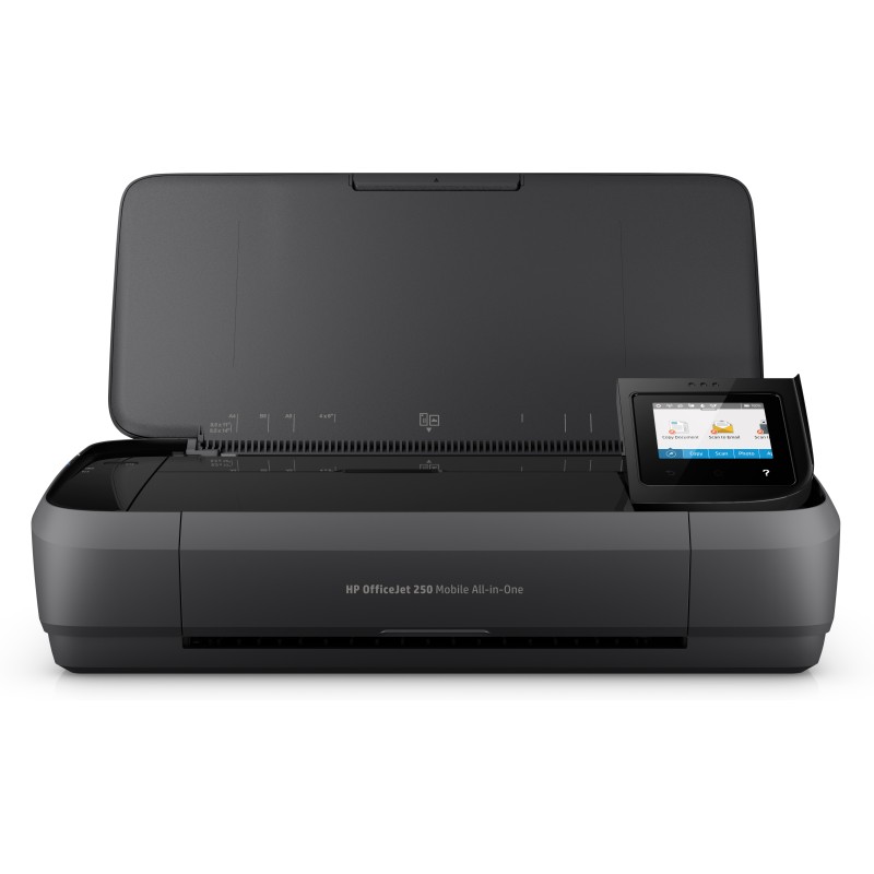 HP OfficeJet Stampante All-in-One portatile 250. Colore per Piccoli uffici Stampa copia scansione ADF da 10 fogli