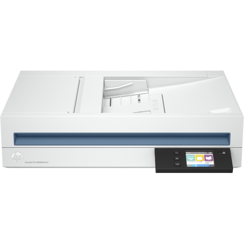 HP Scanjet Pro N4600 fnw1 Scanner piano e ADF 1200 x DPI A5 Bianco