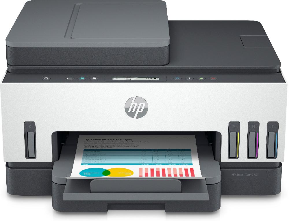 HP Smart Tank Stampante multifunzione 7305 Colore Stampante per Abitazioni e piccoli uffici Stampa Scansione Copia ADF