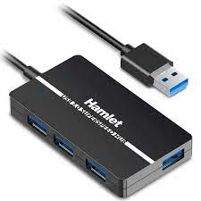 HUB USB 2.0 SLIM A 4 PORTE AUTOALIMENTATO