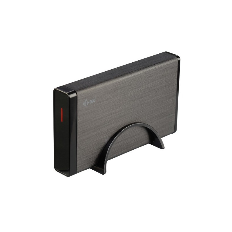 i-tec MYSAFE35U401 contenitore di unità archiviazione Box esterno HDD Nero Metallico 3.5"
