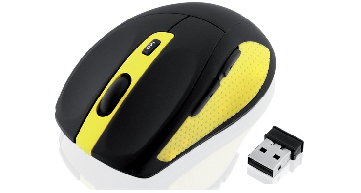 iBox BEE2 PRO mouse Mano destra RF Wireless Ottico 1600 DPI