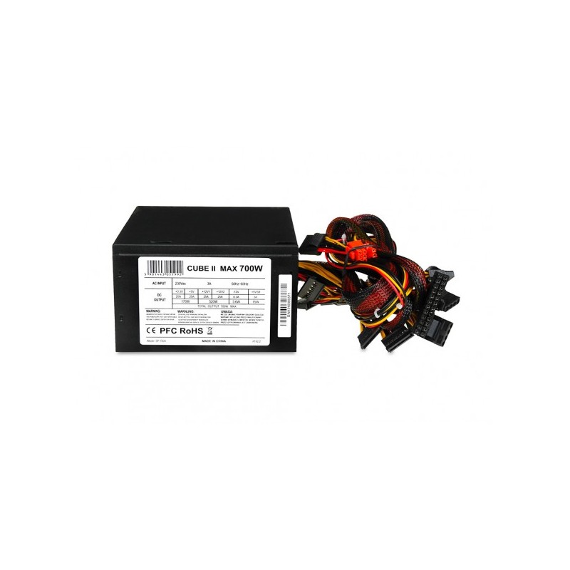 iBox CUBE II alimentatore per computer 700 W 20+4 pin ATX Nero