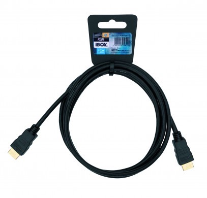 iBox ITVFHD0115 cavo HDMI 1.5 m tipo A (Standard) Nero
