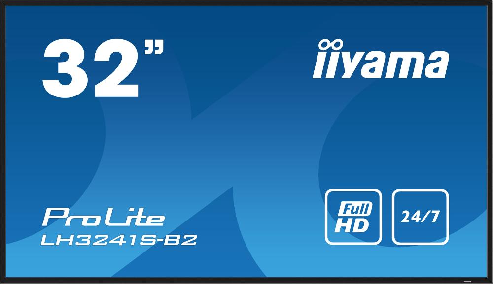 iiyama LH3241S-B2 visualizzatore di messaggi Design chiosco 80 cm (31.5") LED 350 cd/m² Full HD Nero 24/7