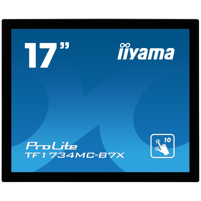 iiyama ProLite TF1734MC-B7X Monitor PC 43.2 cm (17") 1280 x 1024 Pixel SXGA LED Touch screen Nero